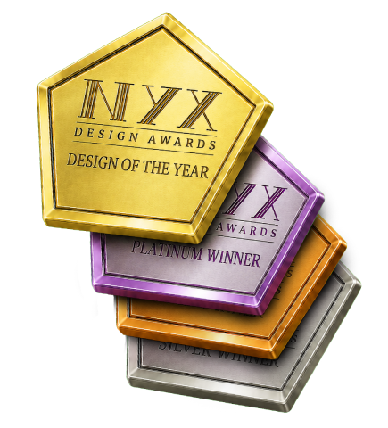 NYX recognition level badges