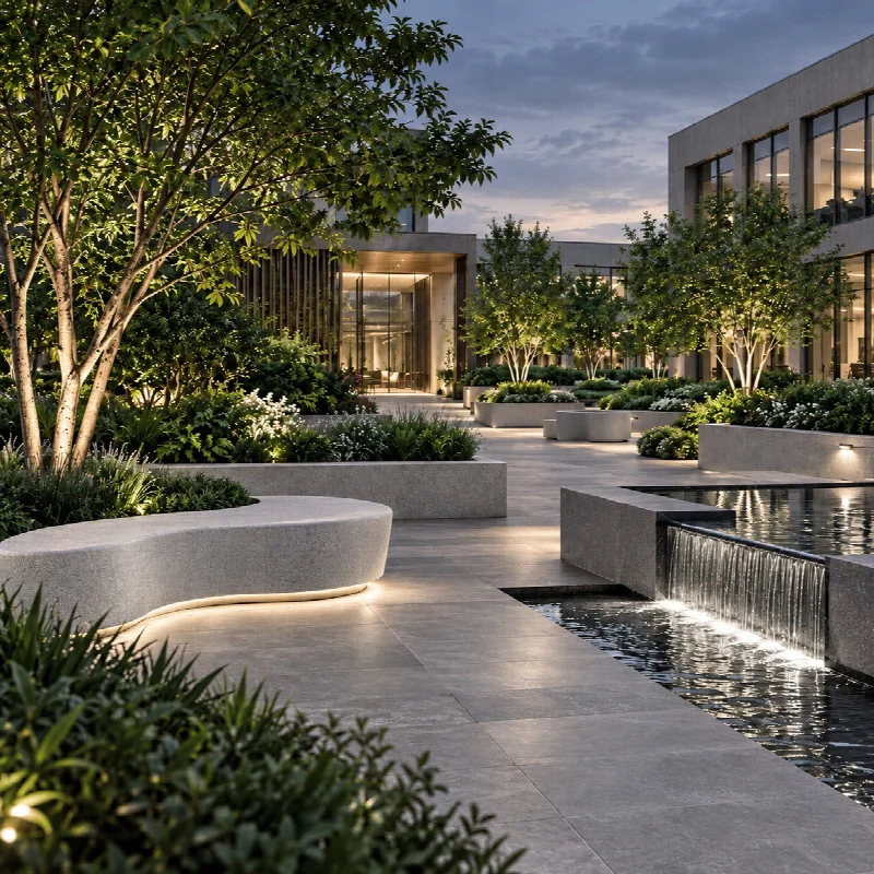 Commercial Landscape representative design
