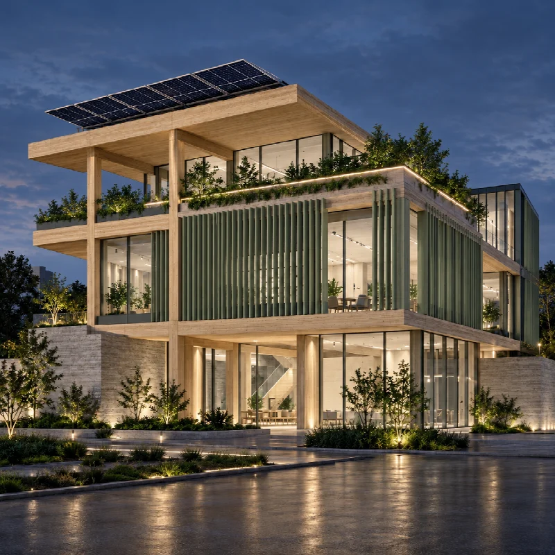 Sustainable & Innovative Architecture representative design